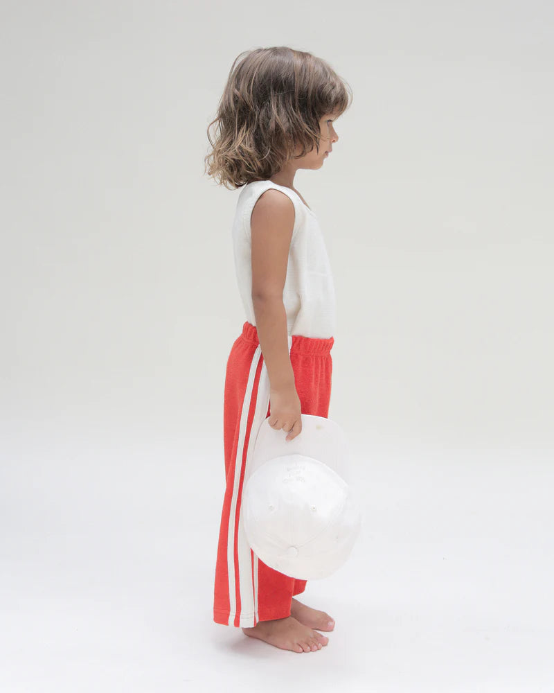 Racer Terry Wide Leg Pant