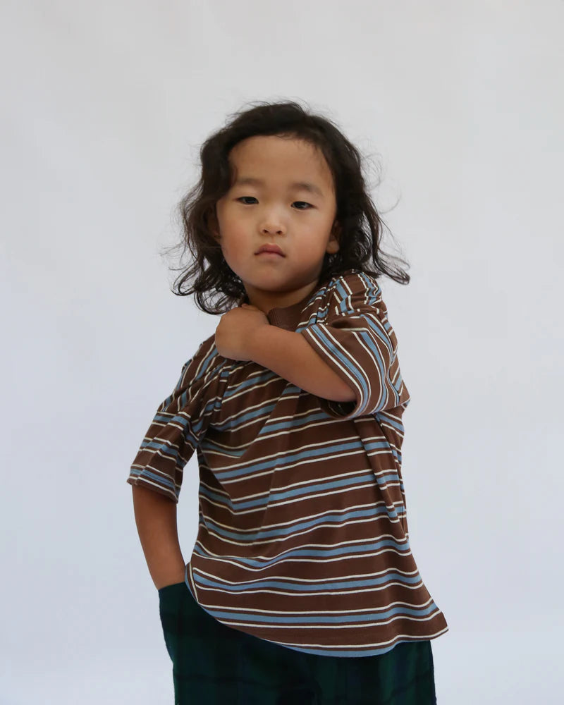 Oversized Tee - Coco Retro Stripe