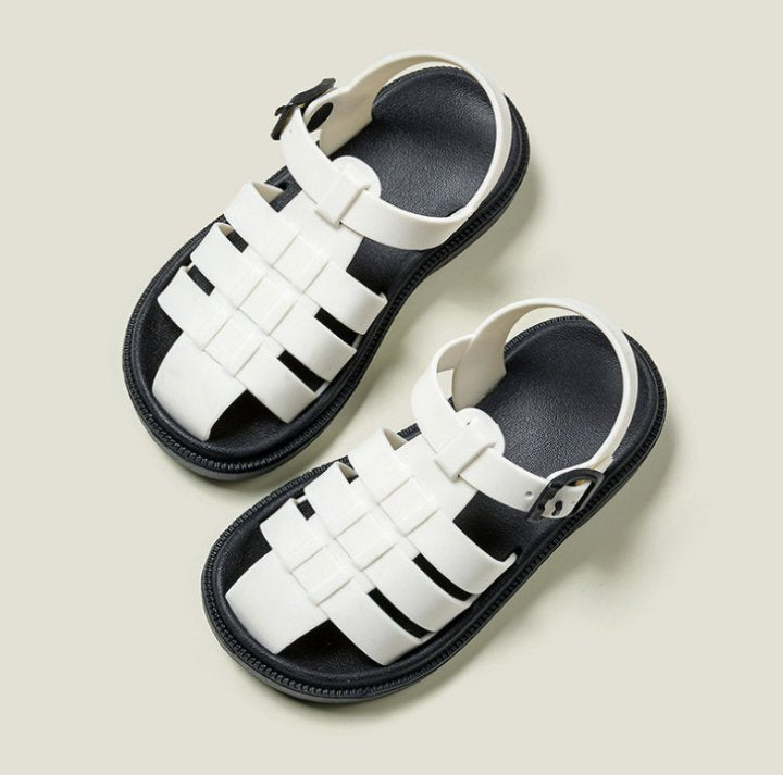 Caged Jelly Sandals