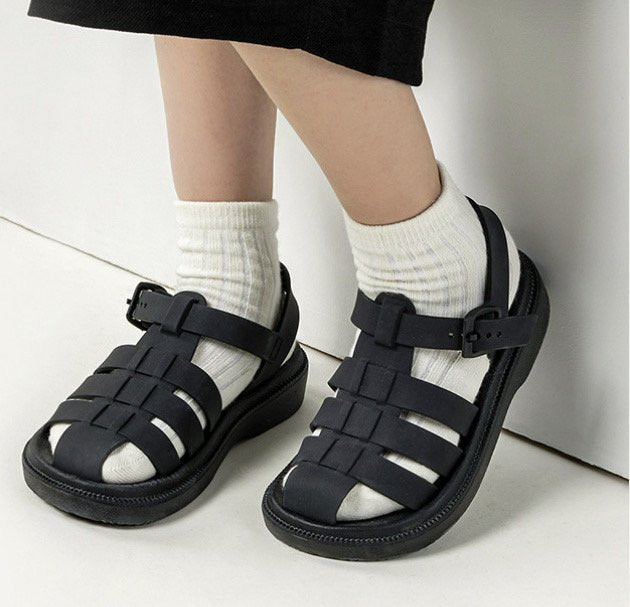 Caged Jelly Sandals