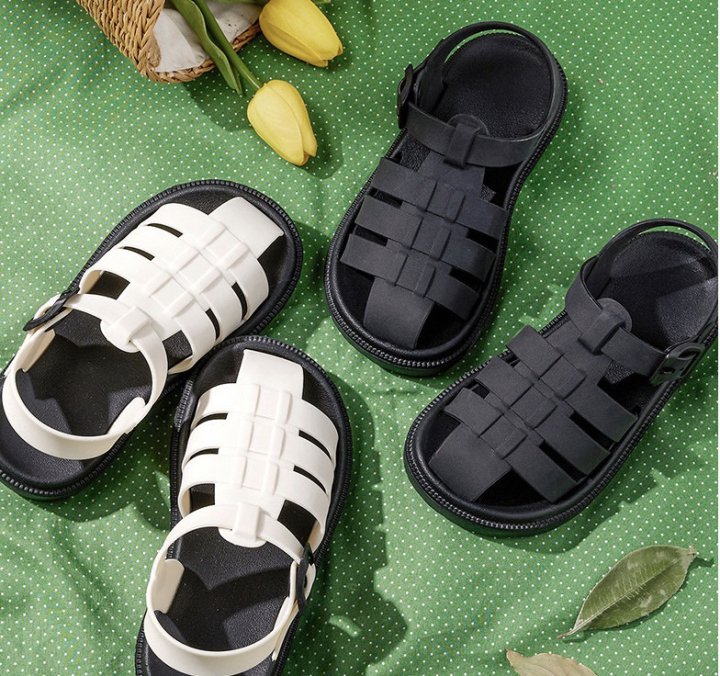 Caged Jelly Sandals