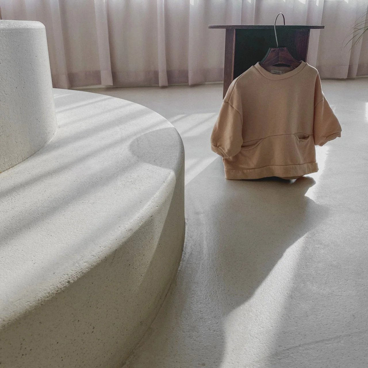 Neutral Pocket Sweater