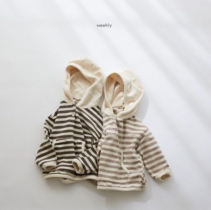 Bo Striped Hooded Sweatshirt