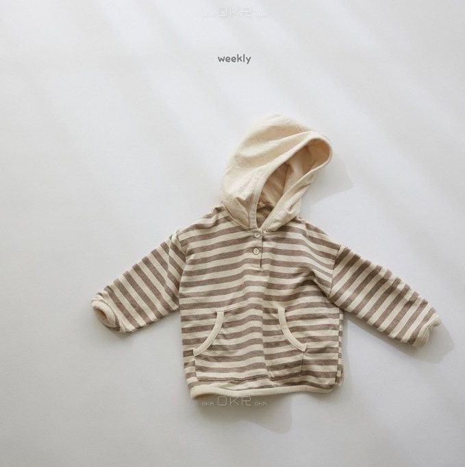 Bo Striped Hooded Sweatshirt