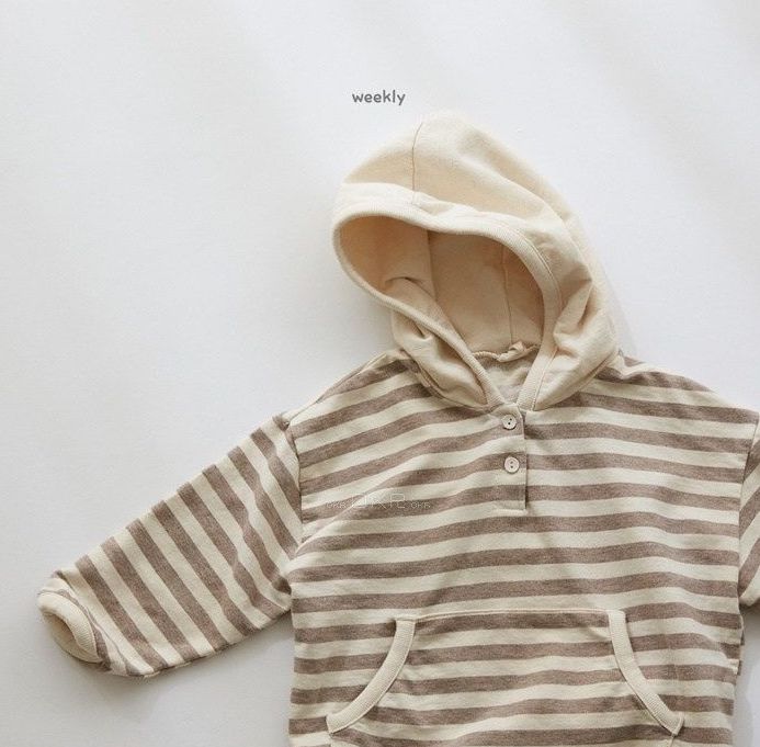 Bo Striped Hooded Sweatshirt