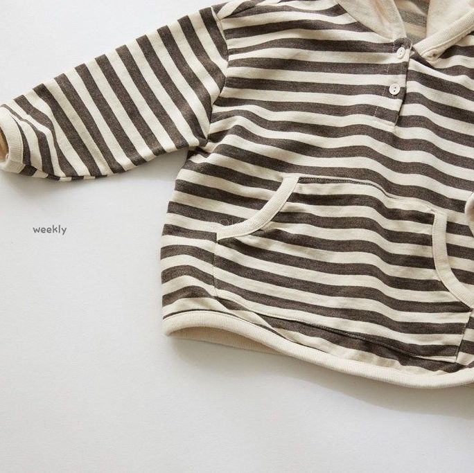 Bo Striped Hooded Sweatshirt