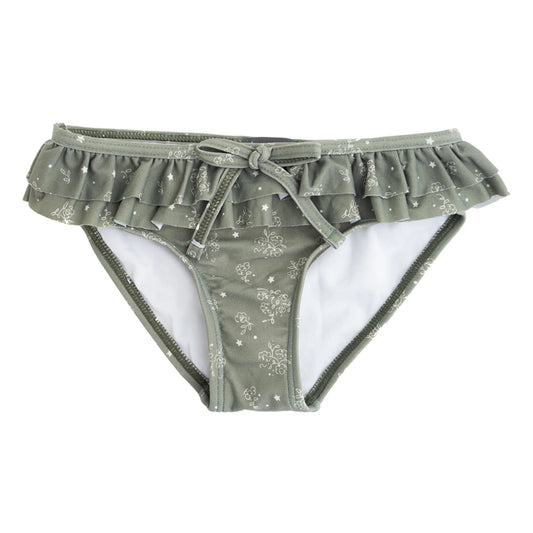 TOCOTO VINTAGE - Flower Green Swim Bottoms (6Y)
