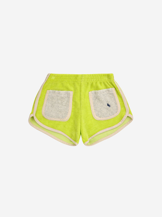 Green Terry Shorts