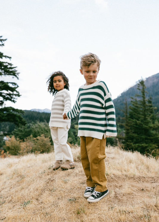 FOSTERED COLLECTION - Khaki Pants White