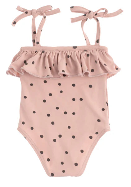 TOCOTO VINTAGE - Pink Dots Swimsuit (8Y)