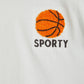 Basketball Chenille Emblem SS Tee