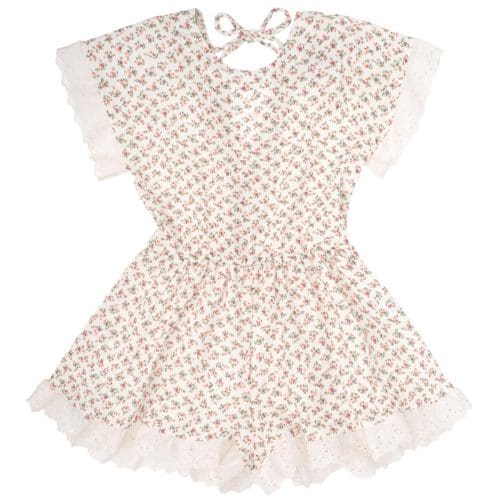 TOCOTO VINTAGE - Flower Print Romper (6Y)