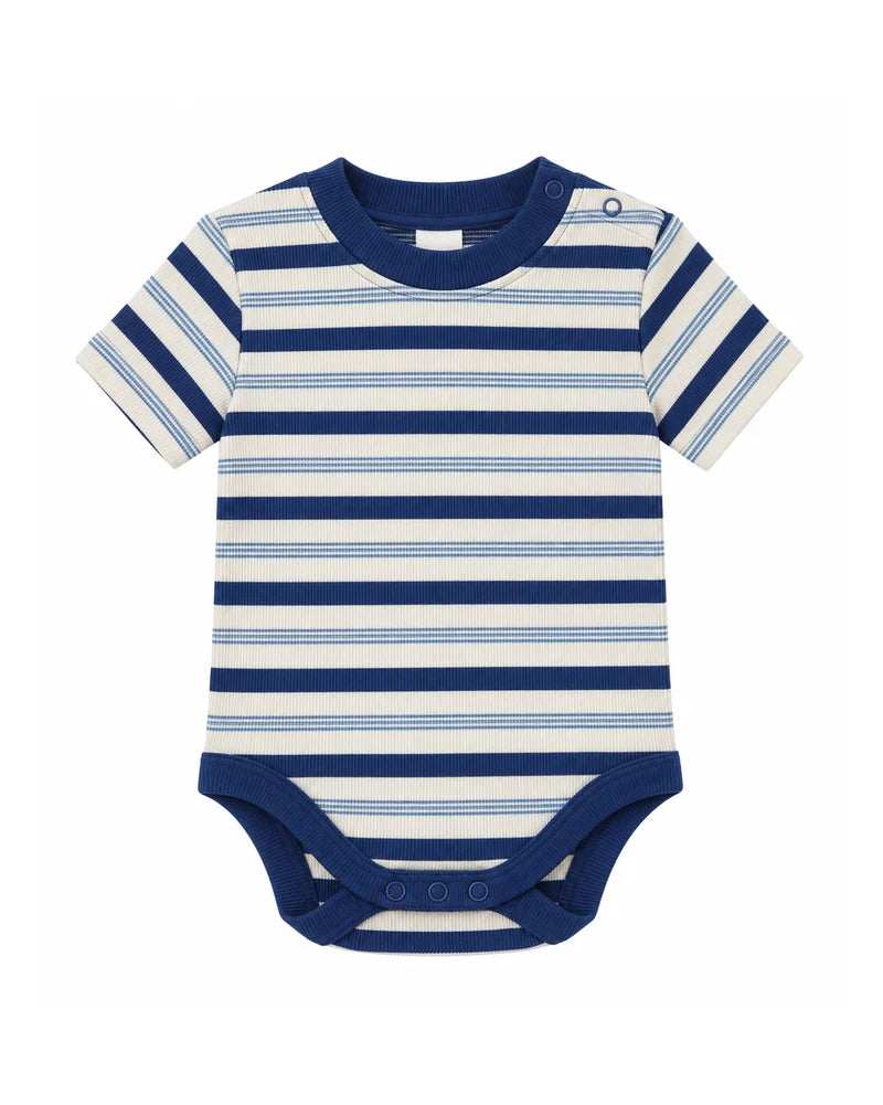 Baby Body - Triple Blue Stripe