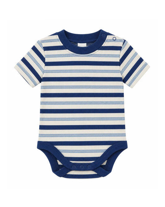 Baby Body - Triple Blue Stripe
