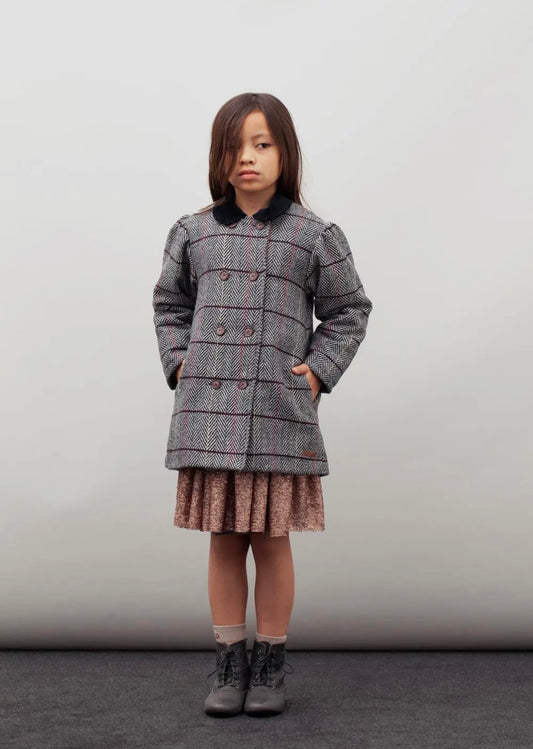 TOCOTO VINTAGE - Girls Quilted Coat (6Y)