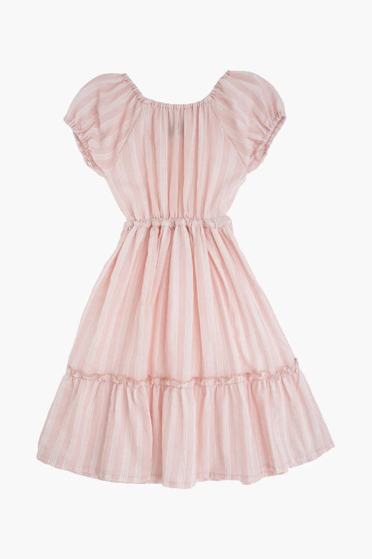 TOCOTO VINTAGE - Pink Wide Stripes Dress (4Y)