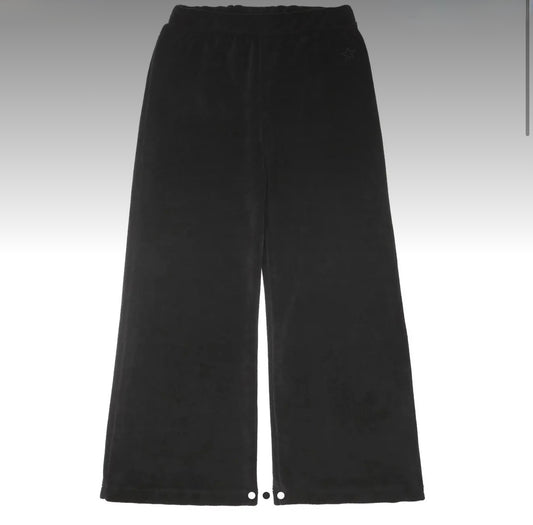 TOCOTO VINTAGE - Velvet Flare Pants Dark Grey (6Y)