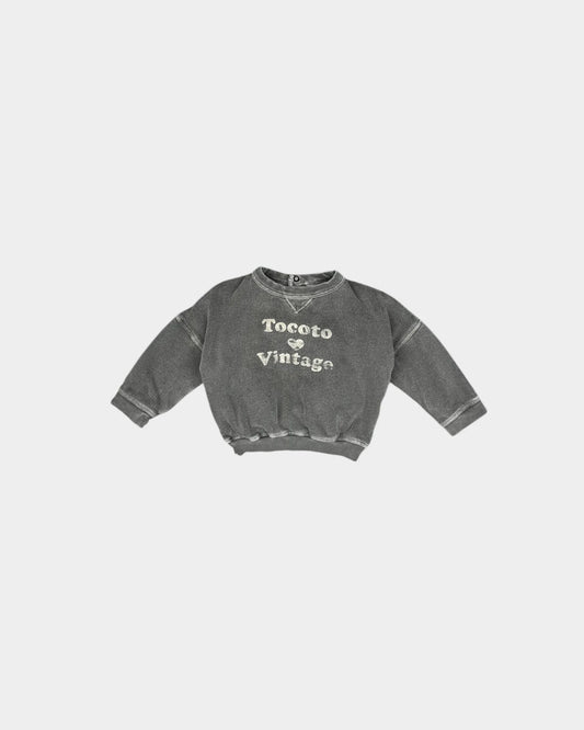 TOCOTO VINTAGE - Tocoto Vintage Sweater Grey (6Y)