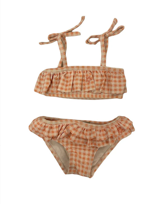 TOCOTO VINTAGE - Pink Gingham Bikini Set (3M)
