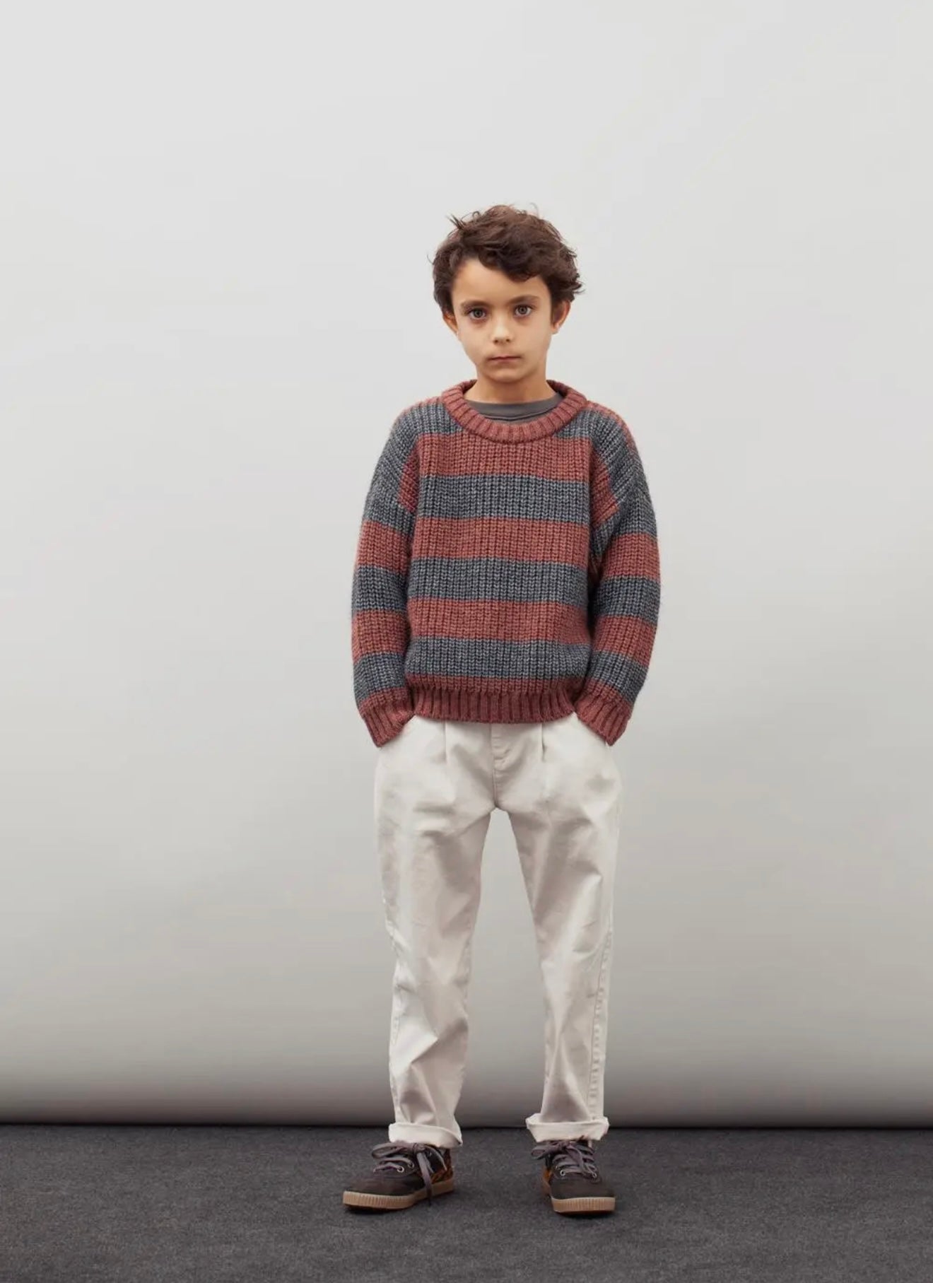 TOCOTO VINTAGE - Striped Knitted Jersey (6Y)