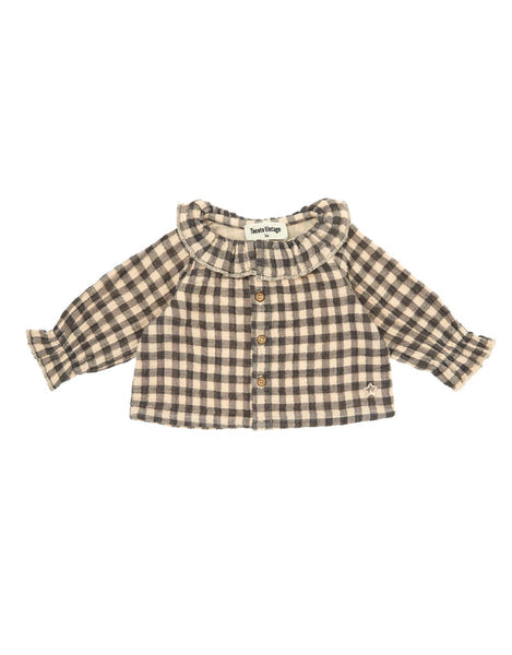 TOCOTO VINTAGE - Gingham Blouse (3M)