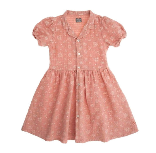 TOCOTO VINTAGE - Red Flower Dress (8Y)