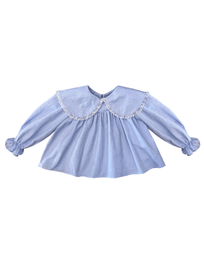 Ballerina Blouse - Light Blue