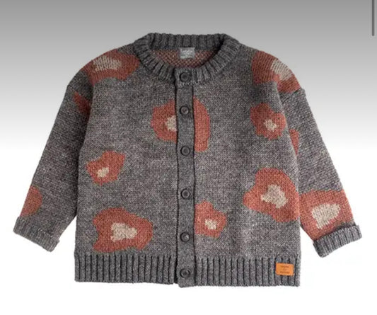 TOCOTO VINTAGE - Knitted Cardigan Animal Print
