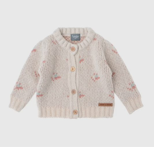 TOCOTO VINTAGE - Soft Flower Cardigan (3M)