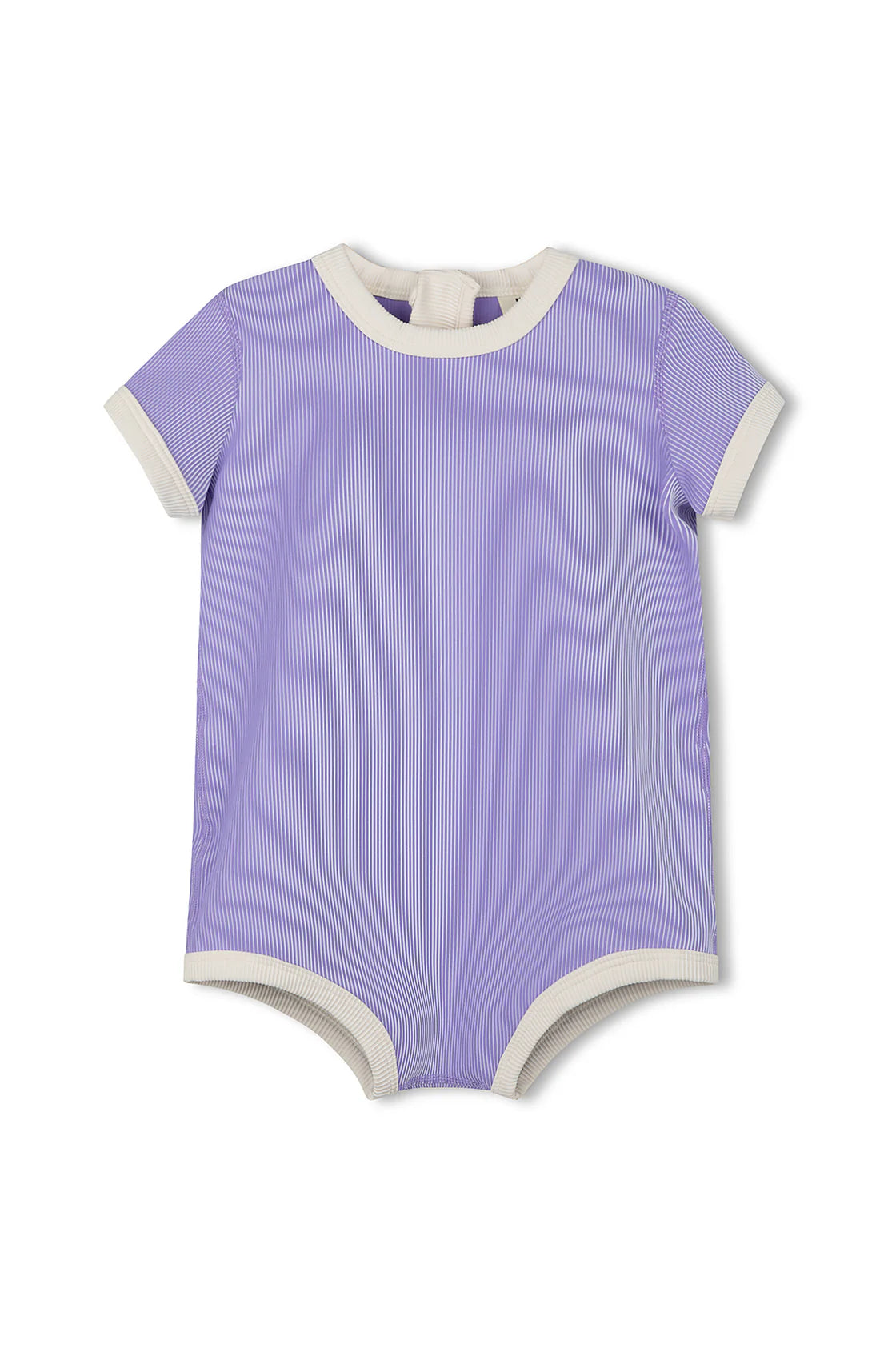 Mini Stripe Rib Infant Onesie