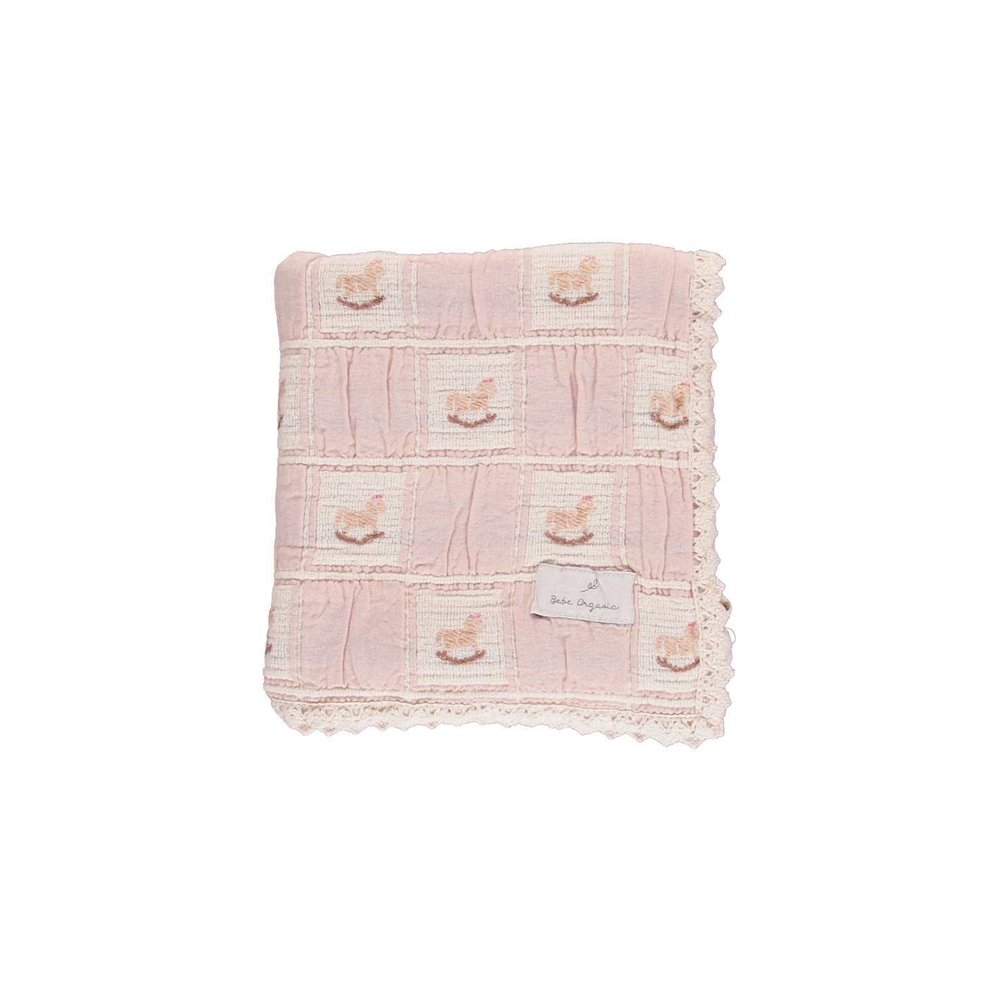 Rocking Horse Blanket Mauve