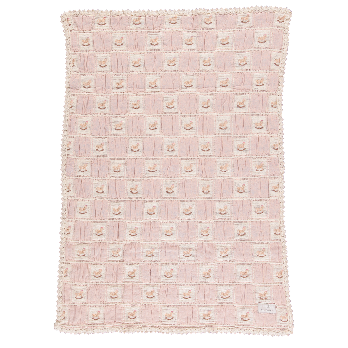 Rocking Horse Blanket Mauve