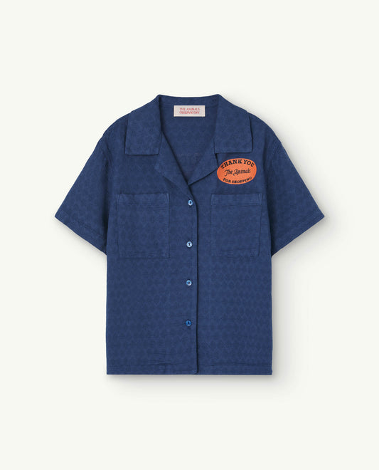 Kangaroo Kids Shirt - Blue