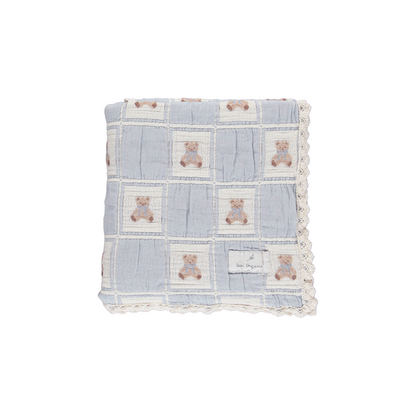 Teddy Blanket Blue