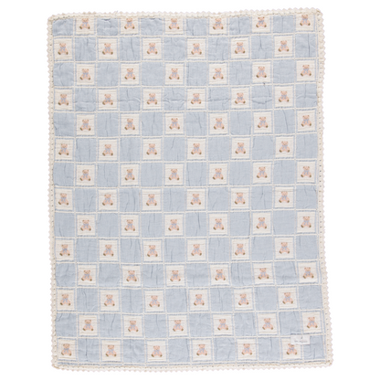 Teddy Blanket Blue