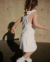 FOSTERED COLLECTION - Terry Dress White
