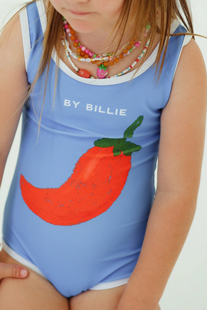 COMING SOON Mini Full Piece Swimsuit - Chilli