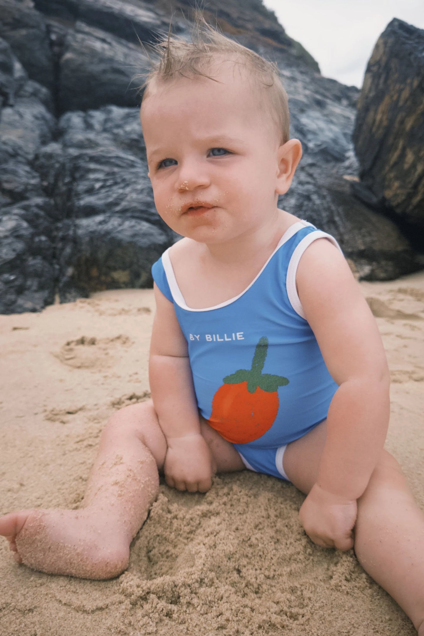 COMING SOON Mini Full Piece Swimsuit - Chilli