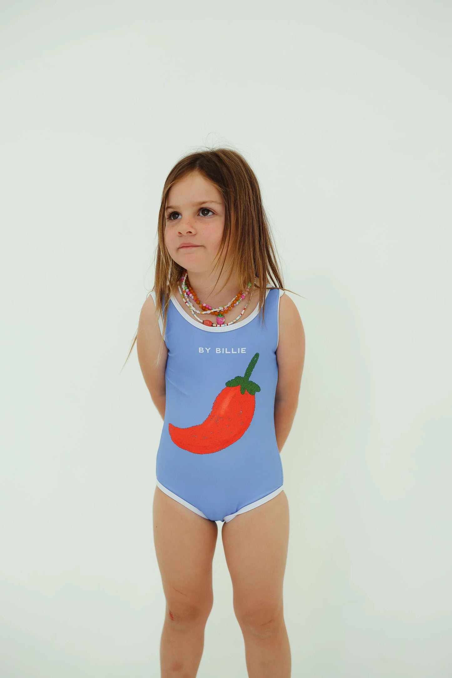 COMING SOON Mini Full Piece Swimsuit - Chilli