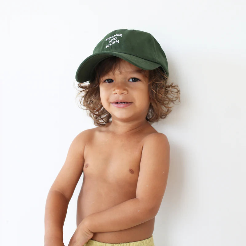 Cotton Dad Cap - Forest Green