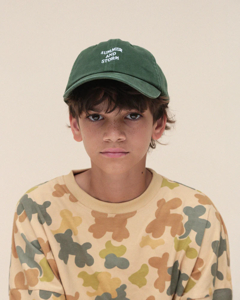 Cotton Dad Cap - Forest Green