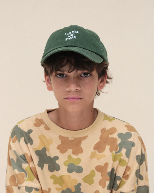 Cotton Dad Cap - Forest Green