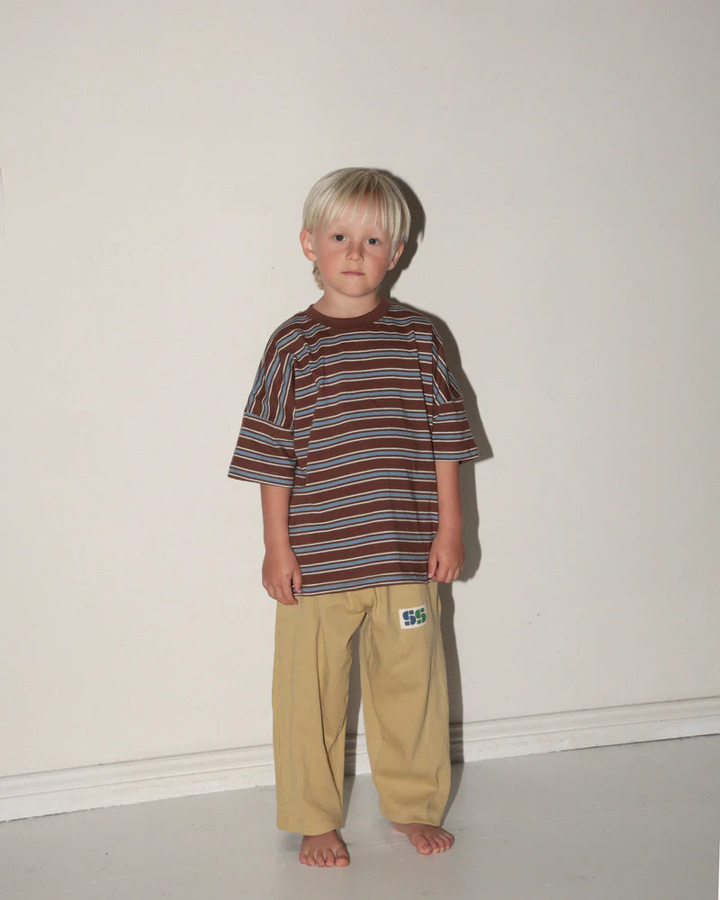 Oversized Tee - Coco Retro Stripe