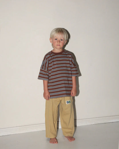 Oversized Tee - Coco Retro Stripe