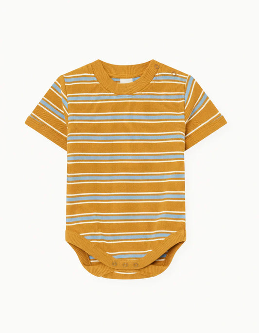 Baby Body - Mustard Retro Stripe